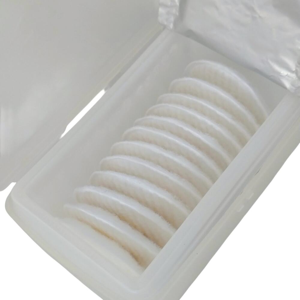 Dove Face Care Cleansing Pillows Refill 12 count Clear Plastic Travel Case NOS